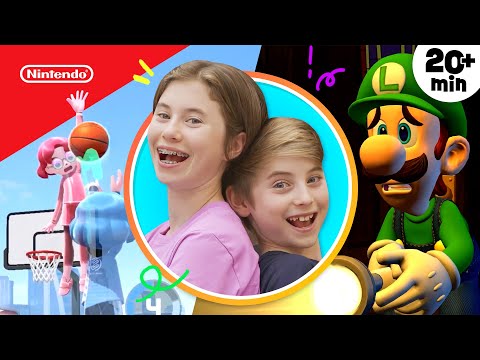 Sister & Brother Play Nintendo Games In Real Life! 😲| @playnintendo