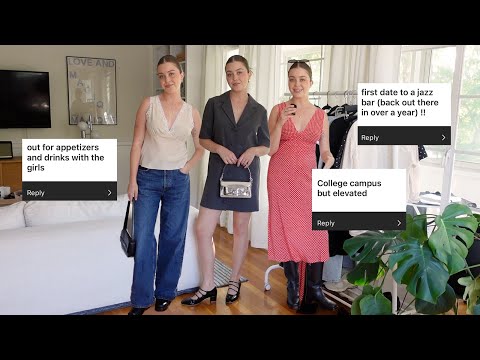 Styling outfits for *your* occasions! first dates, grad school, and more