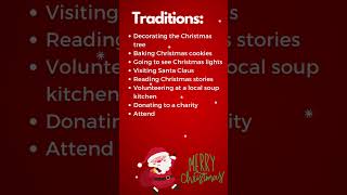 Holiday Traditions #holidays #holidaytraditions