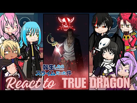 Rimuru Tempest react to Shanks as true dragon | Onepiece Luffy Strawhat family | Gacha life 2 |