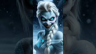 Horror versions of the Frozen characters #scary