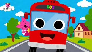 The Wheels on the Red Bus   Bus Songs   Car Songs   PINKFONG Songs