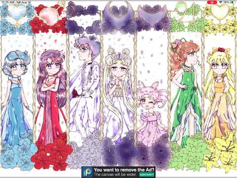 Sailor Moon speedpaint part 3