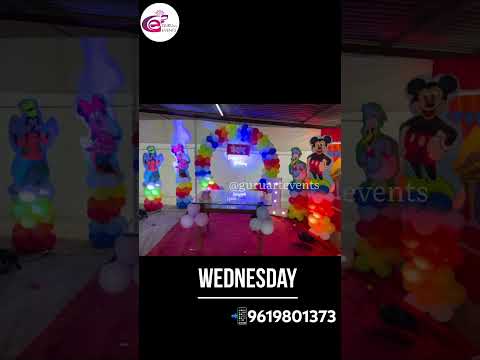 Make your special one birthday more special with us. @guruartevents #birthday #themedecoration