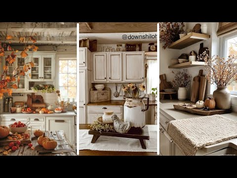 Cozy Cottage Fall Kitchen Decor: Infusing Warmth and Timeless Charm