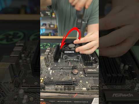 Install PC Parts Using the Opposing Corner Method