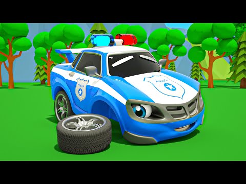 Police Officer Song 🚓🚨 - Help a Police Car - Baby Nursery Rhymes & Kids Songs