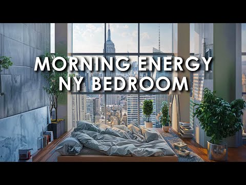 Good Morning Energetic Wake Up with Jazz & Blues New York Bedroom Morning