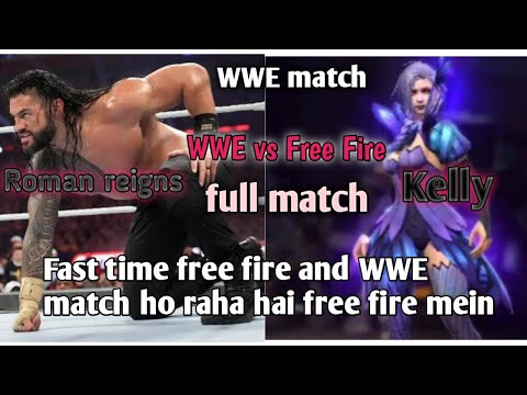 Fast time free fire main WWE match ho raha hai   Roman reigns one man panch👊WWE vs free fire match❤️