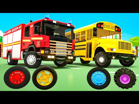 Wheels On the Bus song | School Bus Where are You | Baby Nursery Rhymes & Kids Songs