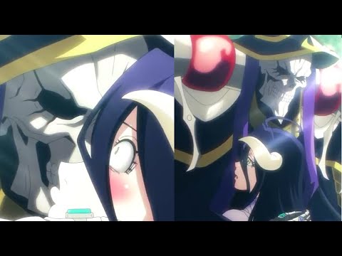 Ainz kisses and hugs Albedo | Overlord Season 4 Episode 3