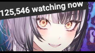 125k viewers destroys Shiori Novella Chat | 『Hololive』