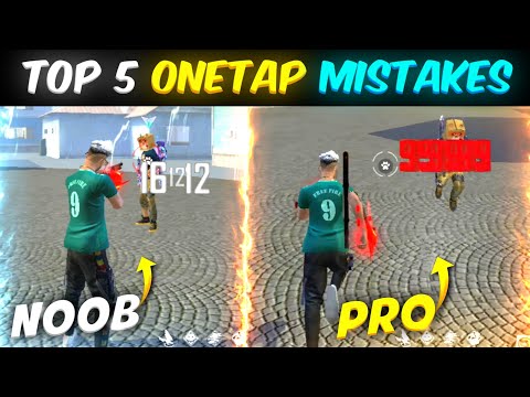 Top 5 One Tap Headshot Mistakes 😱 | Auto Headshot Trick | One Tap Headshot Trick Free Fire