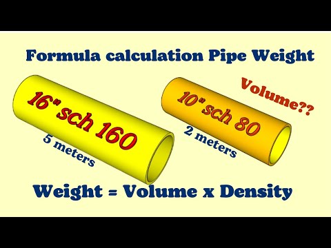 Pipe Weight Calculation EXPERT Shares Top Formulas