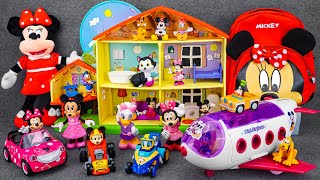 Satisfying with Unboxing Disney Minnie Mouse Deluxe Vehicle Airplane Playset | Review Toys ASMR