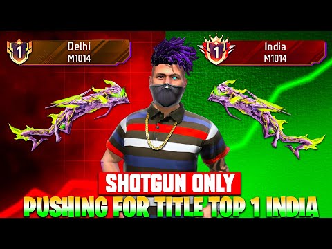 Pushing Top 1 In Shotgun M1014 | Free Fire Solo Rank Pushing With Tips And Tricks | Ep-3