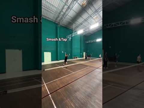 smash & tap 🏸#badminton #youtubeshorts