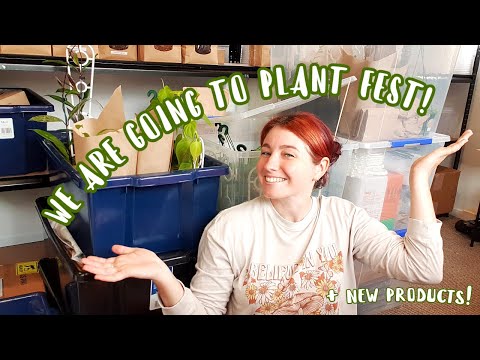 NEW PRODUCTS & PLANT FEST PREP // VLOG