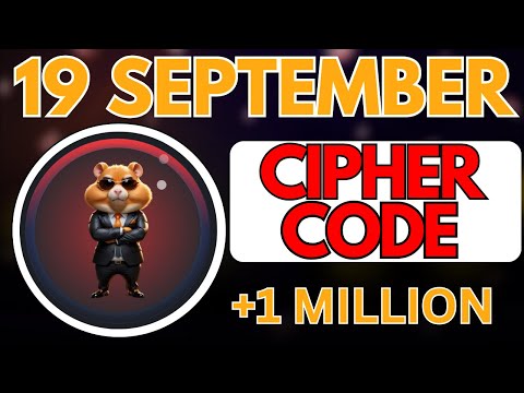 19 September Hamster Kombat DAILY CIPHER Today: Claim 1,000,000