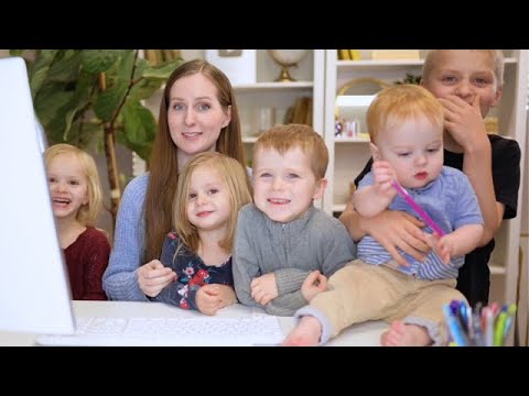 how I run my online business with FIVE KIDS at home