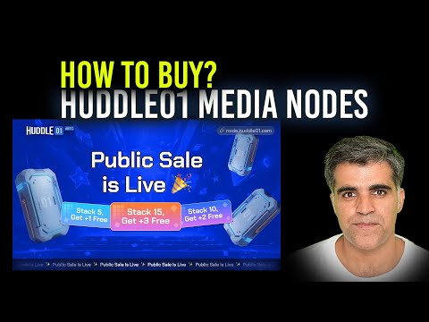 🌐 Huddle01 Media Node Public Sale is LIVE! | How to Buy Nodes Tutorial