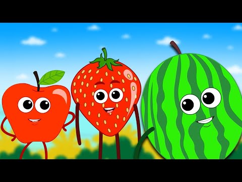 Fruits Song, Healthy Eating and Kindergarten Rhymes for Children