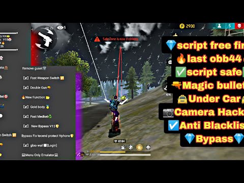 🔥Script Hack free fire last ob44 safe magic bullet Antina White body under car new bypass Antiblack