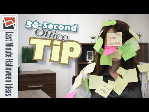 Last Minute Halloween Costumes | NBF 30 Second Office Tip