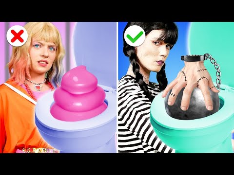 Wednesday vs Enid in Jail! Fantastic Hacks, Funny Situations by Gotcha! Viral