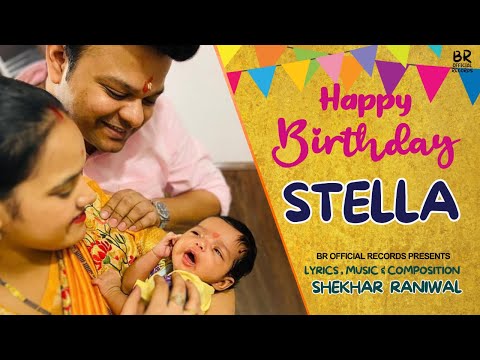 Happy Birthday Stella | First Birthday Song | Krisha | Shekhar | Baby Girl | BR Official Records