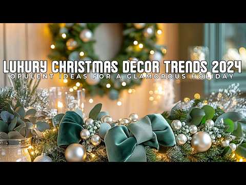 Luxury Christmas Decor Trends 2024 : Opulent Ideas for a Glamorous Holiday