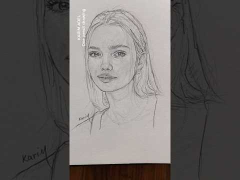 How to draw a portrait using loomis method #portraitdrawing #drawingtutorial