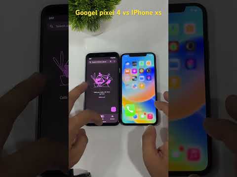 Google pixel 4 vs Iphone xs //Speed Test || comparison #shorts