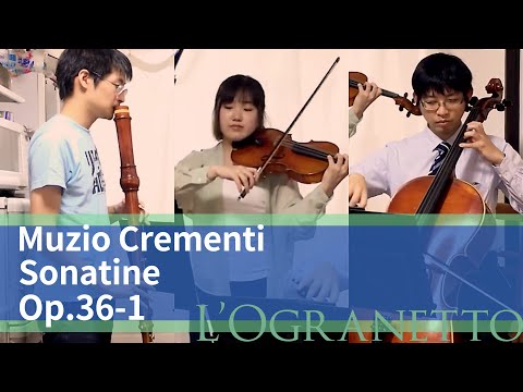 Muzio Clementi :  sonatina Op. 36 no. 1 by Ogranetto