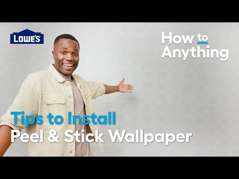 How To Apply Peel and Stick Wallpaper | How to Anything