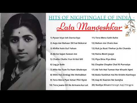 LATA MANGESHKAR Tu Wada Na Tod Yeh Galiyan Chaubara Pardesh Jake Pardeshiya Hindi Songs