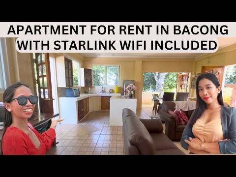 Fully Furnished  Apartment w/ STARLINK WIFI For Rent in  Bacong, Philippines.