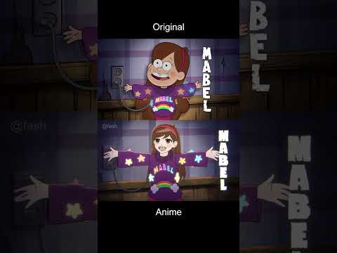 Gravity Falls Anime vs Original (FASH Animation)