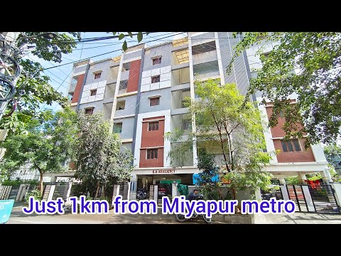 Beautiful & Spacious corner 3bhk Flat for sale in Hydernagar|| Miyapur Hyderabad