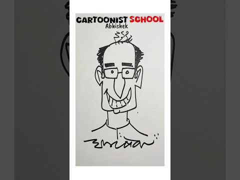 Cartoon ki drawing | how to draw cartoon | caricature | #shorts