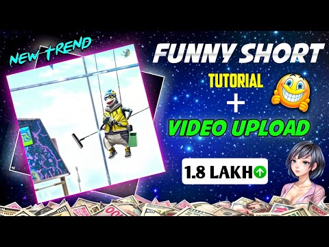 🔥NEW TREND VIRAL FUNNY SHORT EDITING TUTORIAL😂 FREE FIRE SHORT EDITING TUTORIAL