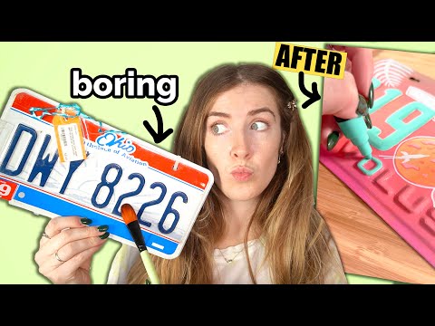 I Transformed BORING License Plates to look *WAY more fun*