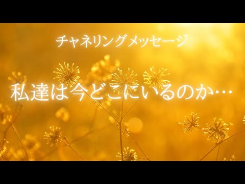 【チャネリングメッセージ】私達は今どこにいるのか…