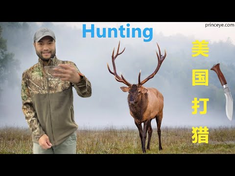 American hunting clothes, shotguns, knives, outdoor pots!