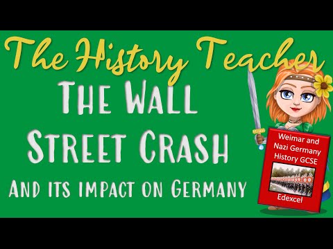 The Wall Street Crash and its impact on Germany - Weimar and Nazi Germany GCSE History