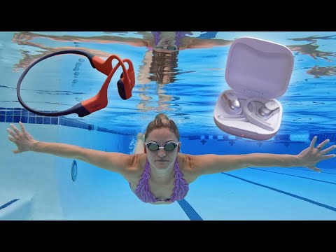 My favorite headphones! New OpenFit Air and underwater with OpenSwim Pro!