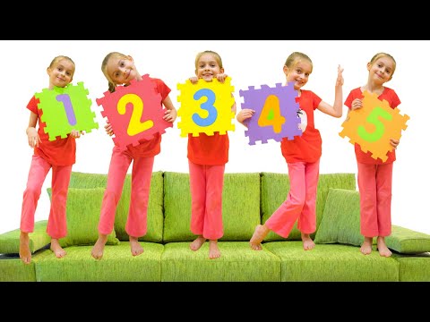 Children song - Five Little Monkeys Jumping on the Bed | Sunny Kids Songs