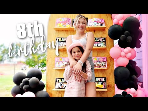 AYLA'S SURPRISE 8TH BIRTHDAY PARTY!!