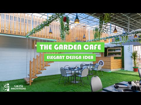 Elegant Interior Design of Garden Cafe in Ahmedabad | 3000 Sqft