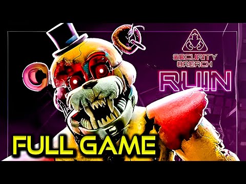 FNAF Security Breach RUIN DLC | ALL ENDINGS | Full Game Walkthrough | No Commentary